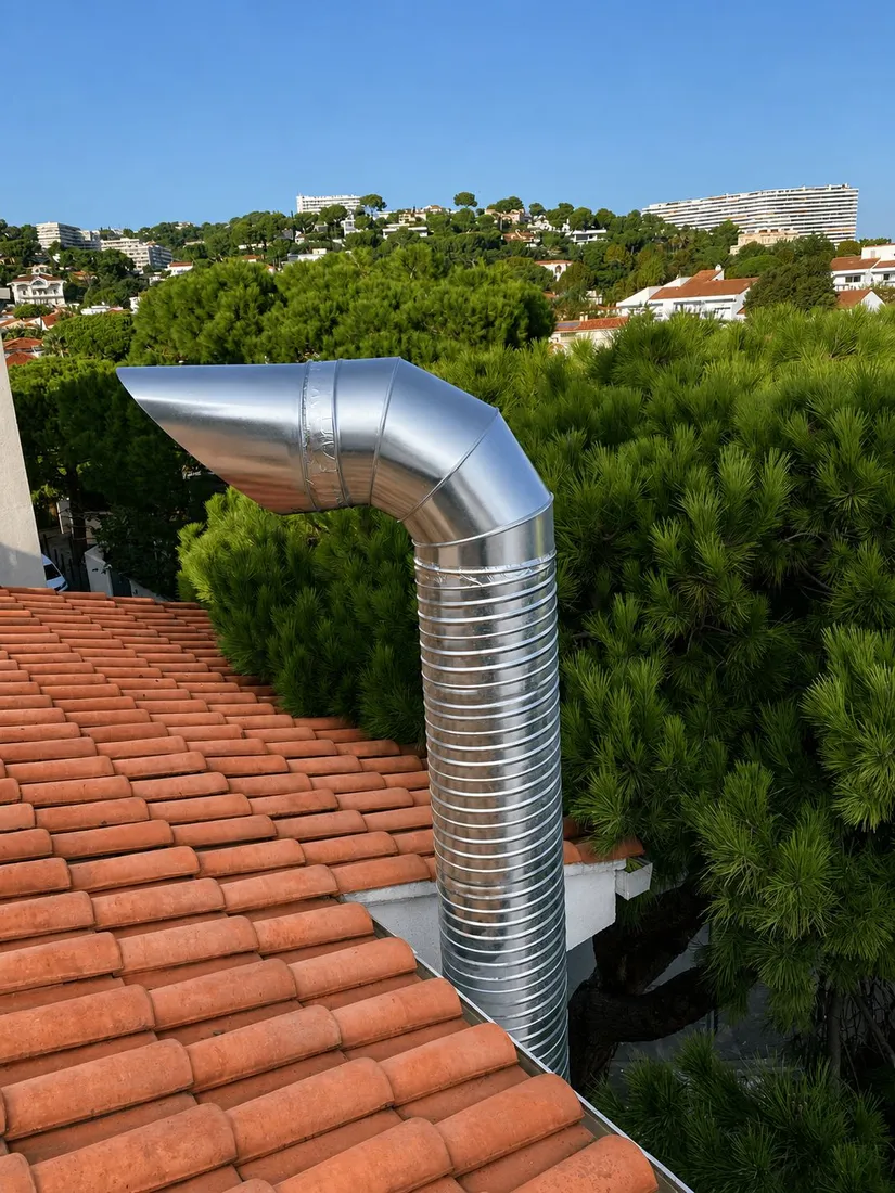 Conduit d'extraction inox