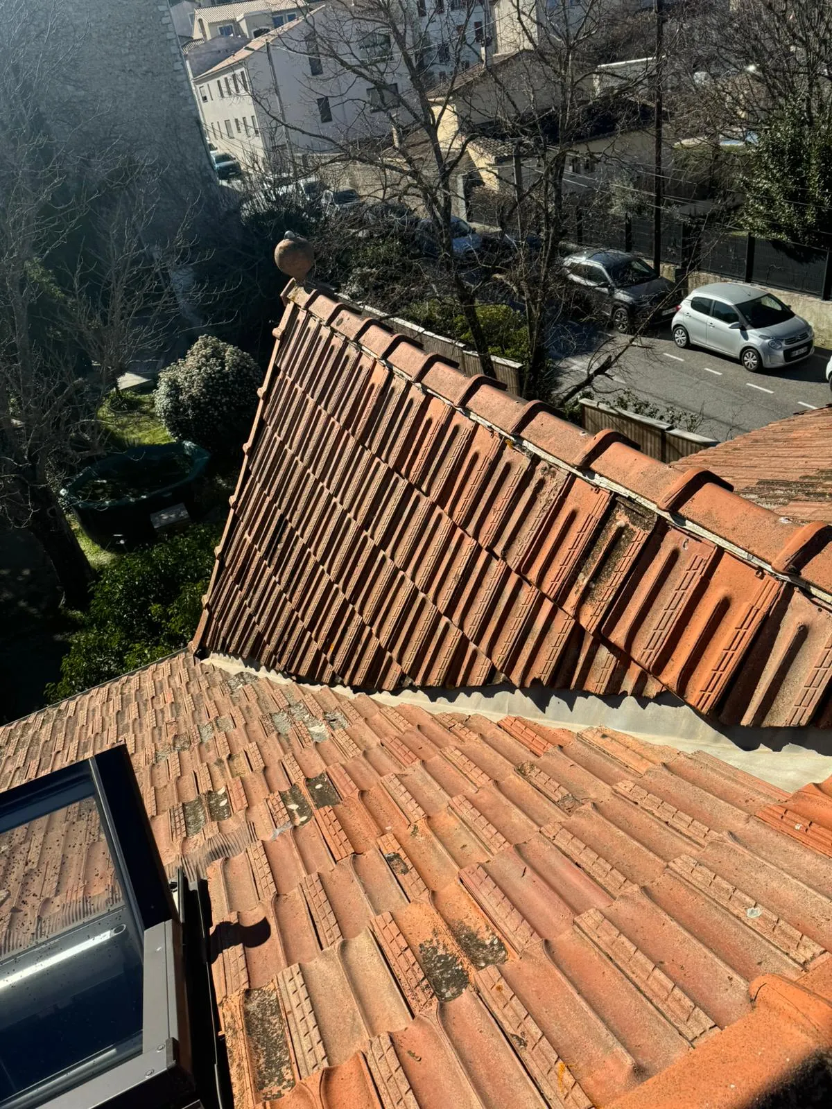 Toiture avant rénovation